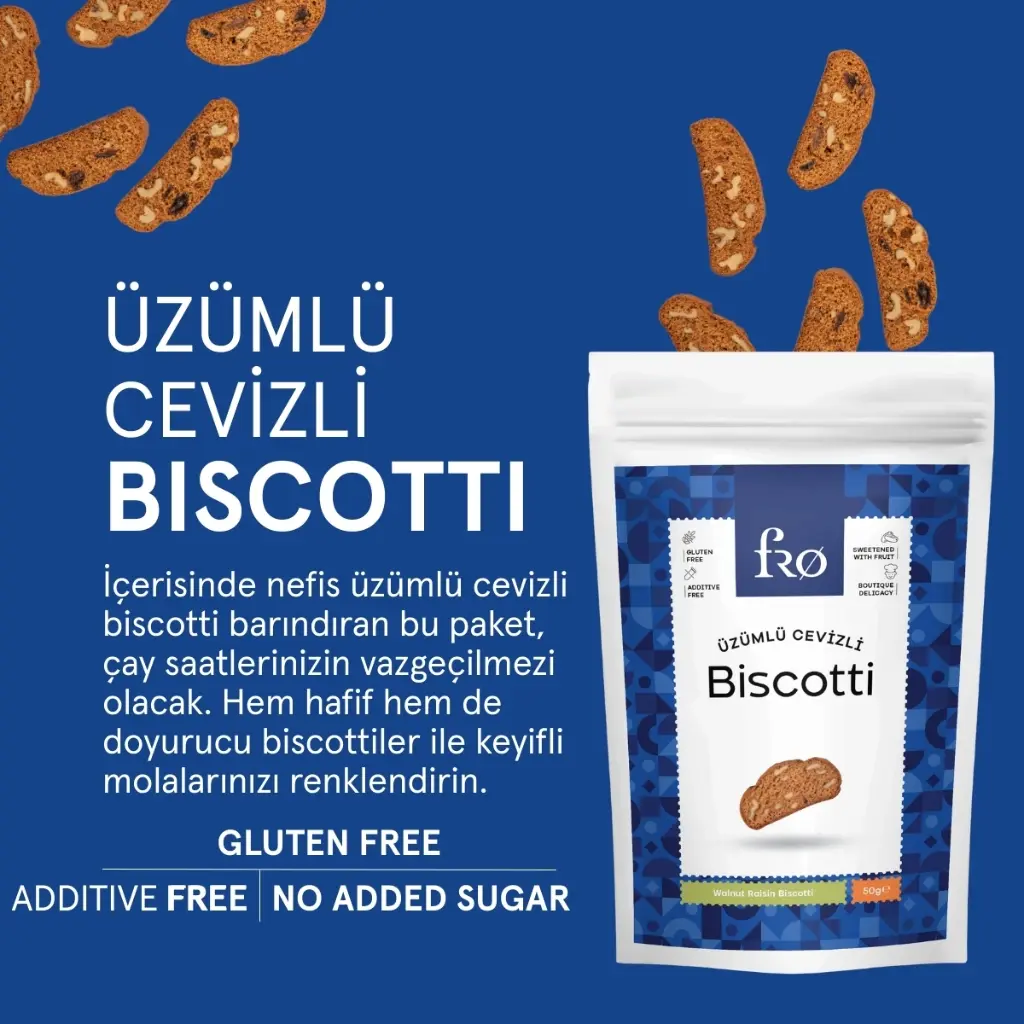 FRO Üzümlü Cevizli Biscotti Kurabiye Atıştırmalık 3.webp