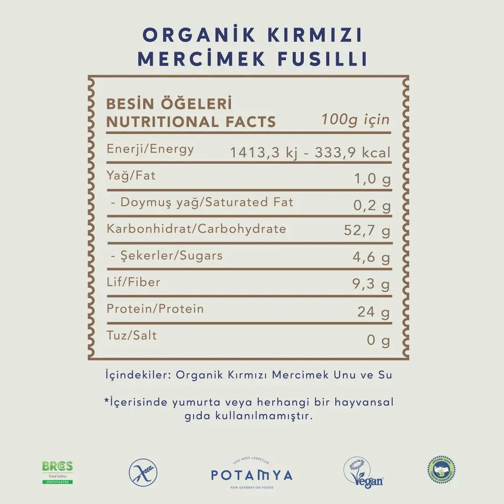 Glutensiz Kırmızı Mercimek Fusilli Makarna 2.webp