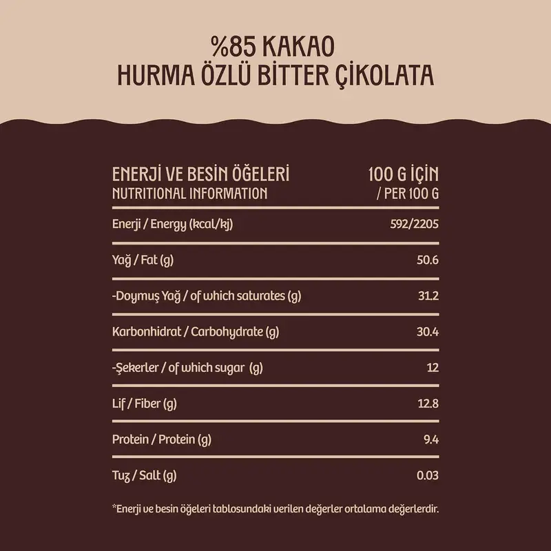Hurma Özlü %85 Kakao Bitter Çikolata 3.webp