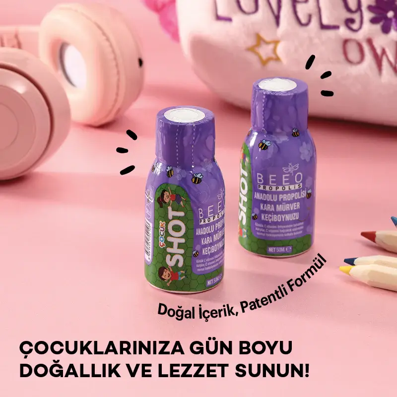 BEEO Kara Mürver Çocuk Shot 12'li 8.webp