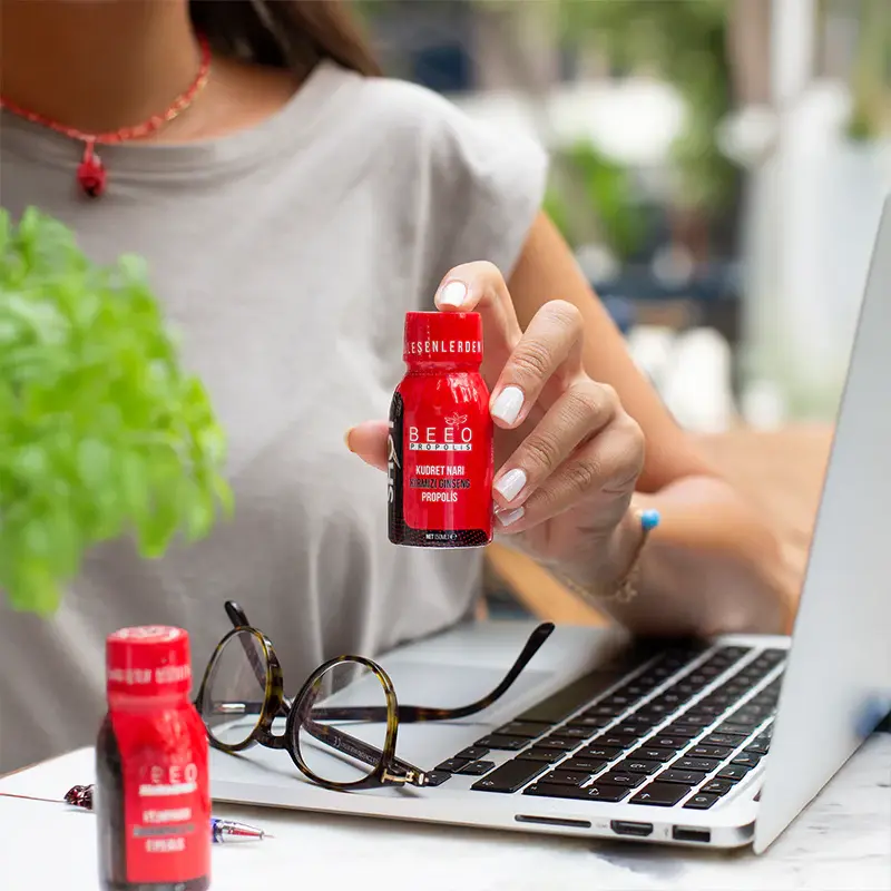 BEEO Kudret Narı Ginseng Propolis Shot 12`li 10.webp
