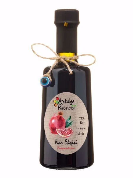 ANTALYA REÇELCİSİ %100 NAR EKŞİSİ PREMİUM 250 ML CAM ŞİŞE