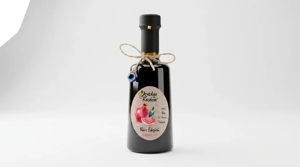 ANTALYA REÇELCİSİ 100% POMEGRANATE MOLASSES (PREMİUM) – 250 ML GLASS BOTTLE