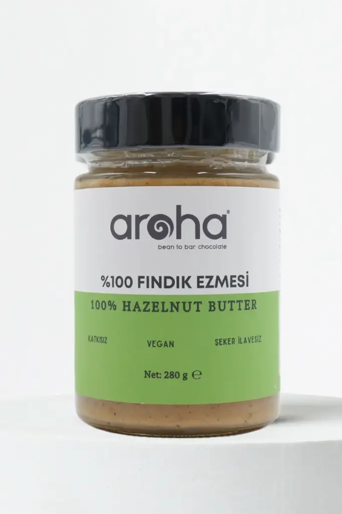 AROHA %100 FINDIK EZMESİ ŞEKER ILAVESİZ - 280 G