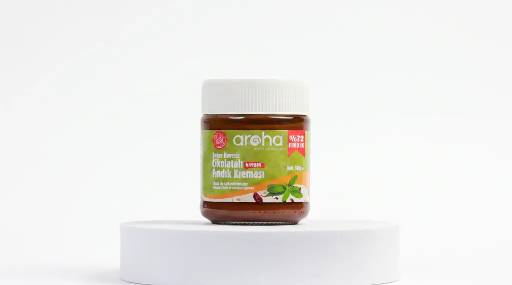 Çikolatalı Fındık Kreması (Şeker İlavesiz) 180 Gr. - Aroha