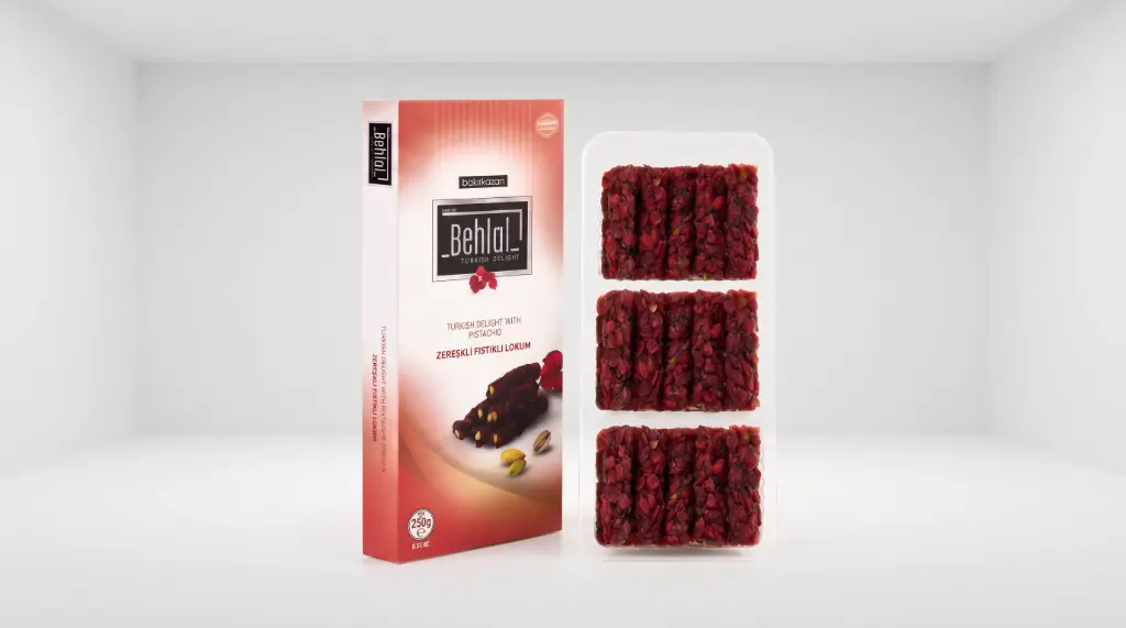 Lokum Zereşkli Fıstıklı 250 Gr.- Bakırkazan Behlül