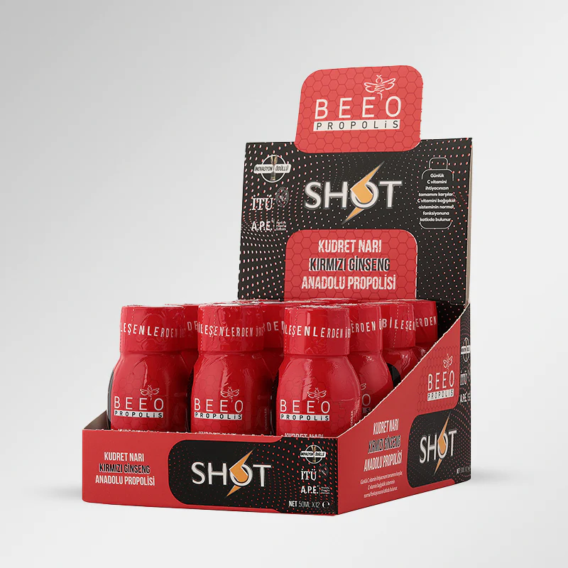 BEEO BİTTER MELON, GİNSENG & PROPOLİS SHOT (12 PACK)