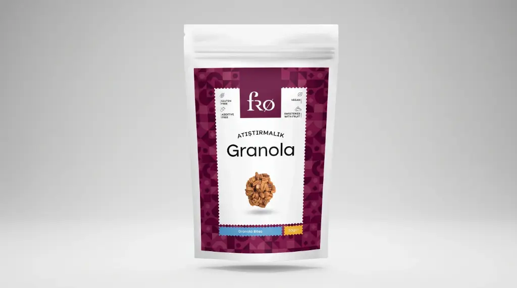FRO VEGAN GLUTEN-FREE NO ADDED SUGAR GRANOLA SNACK