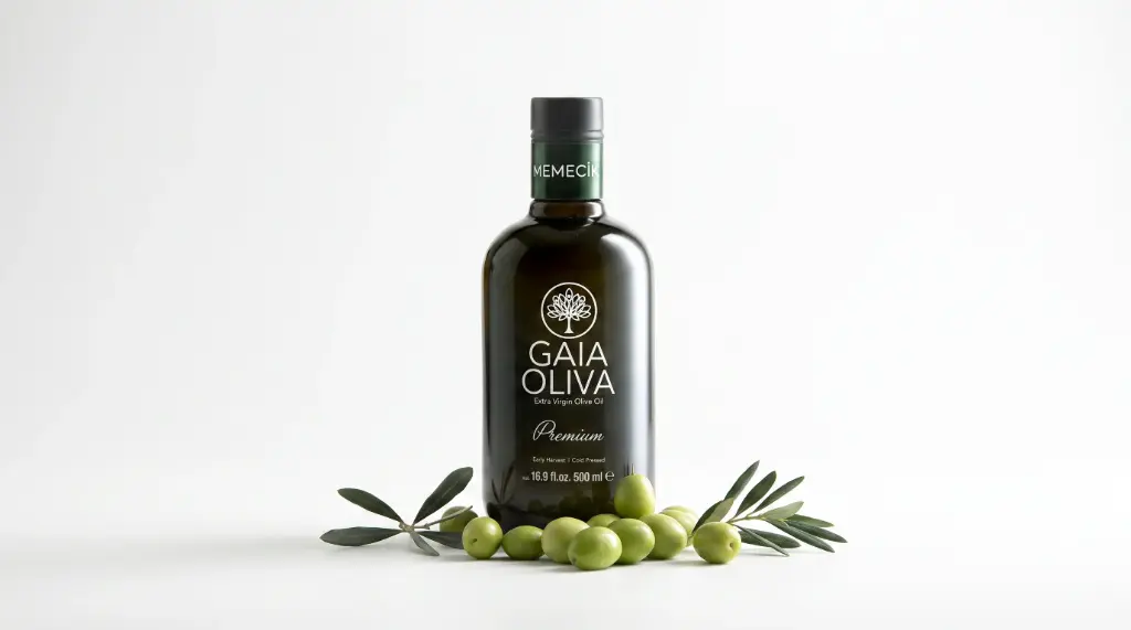 Memecik Erken Hasat Naturel Sızma Zeytinyağı 500 Ml - Gaia Oliva