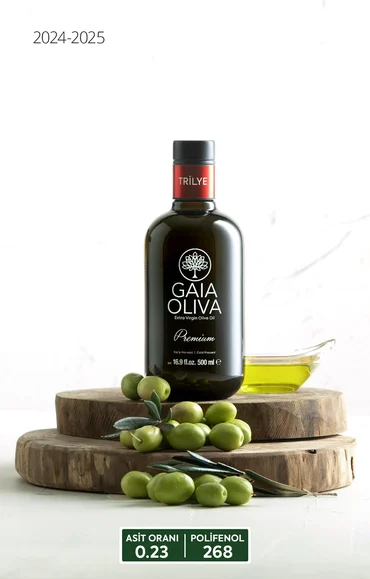 GAİA OLİVA TRİLYE EARLY HARVEST EXTRA VİRGİN OLİVE OİL – 500 ML