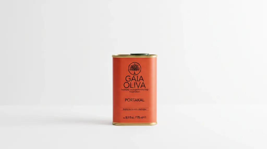 GAİA OLİVA ORANGE INFUSED EXTRA VİRGİN OLİVE OİL – 175 ML
