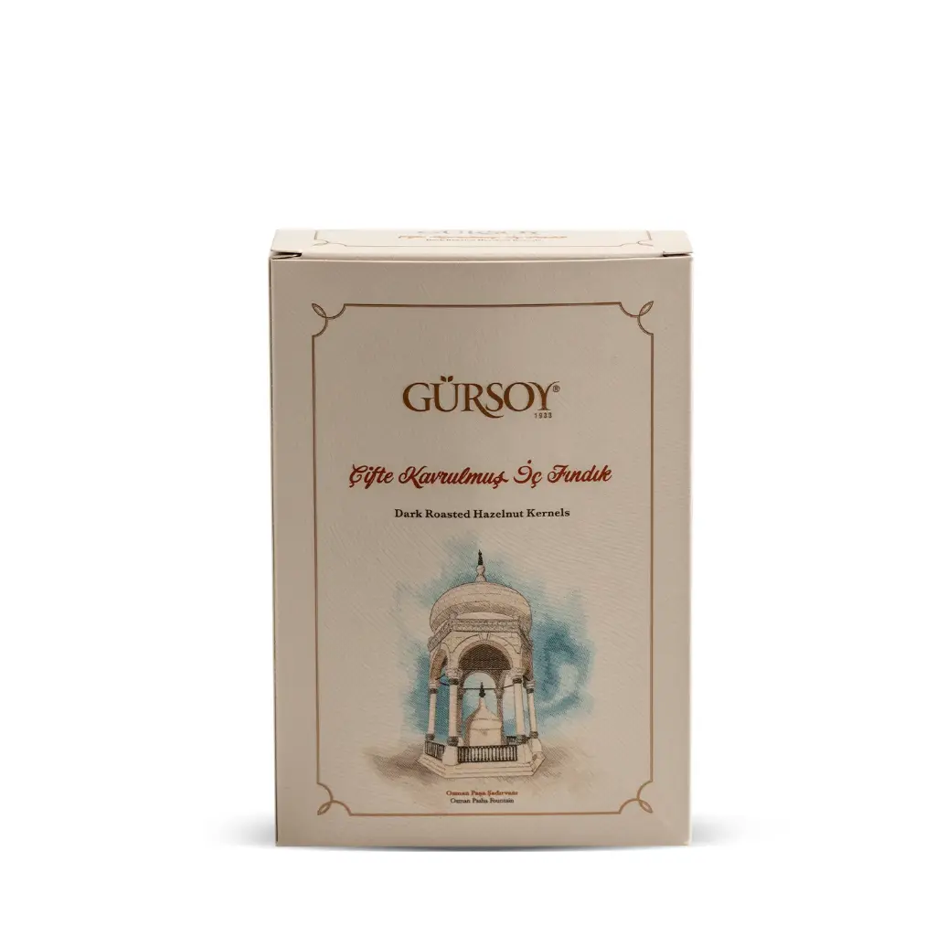 GÜRSOY ORDU DEĞERLER SERİSİ ÇİFTE KAVRULMUŞ İÇ FINDIK 400G KUTU