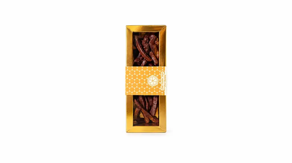 Bitter Çikolatalı Portakallı Şerit Draje - Candybox