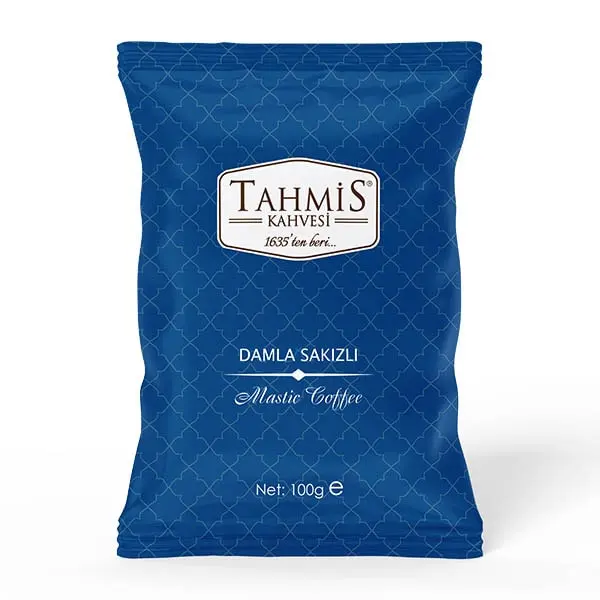 TAHMİS TEK PAKET DAMLA SAKIZLI TÜRK KAHVESİ 100 GR