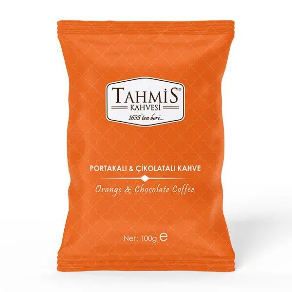 TAHMİS TURKİSH COFFEE WİTH ORANGE & CHOCOLATE – 100 G