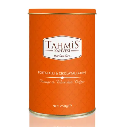 TAHMİS TURKİSH COFFEE WİTH ORANGE & CHOCOLATE – 250 G