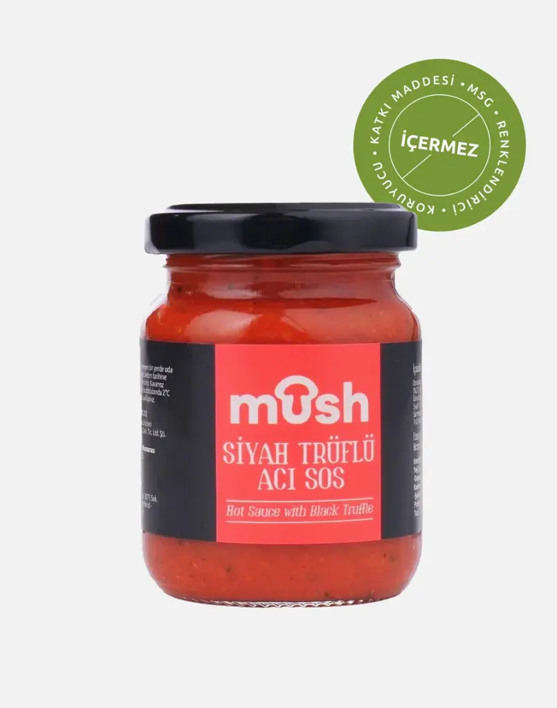 MUSH SİYAH TRÜFLÜ ACI SOS (100 G)