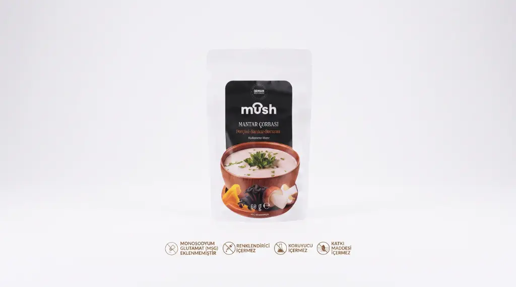 MUSH THREE MUSHROOM SOUP