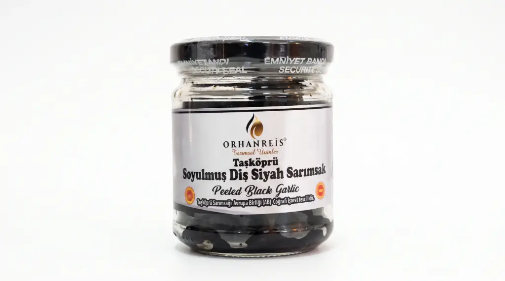 ORHAN REİS PEELED BLACK GARLİC CLOVES FROM TAŞKÖPRÜ – 100 G