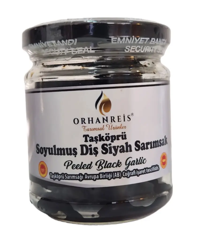 ORHAN REİS TAŞKÖPRÜ SOYULMUŞ SİYAH DİŞ SARIMSAK 100G