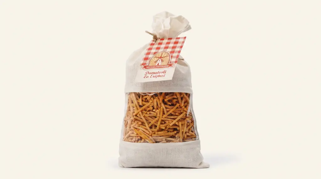 TELLİOĞLU HOMEMADE TOMATO NOODLES – 500 G