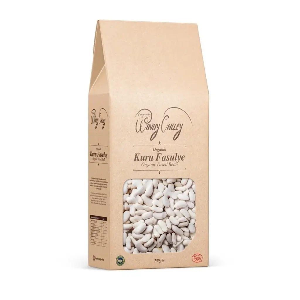 WİNDY VALLEY ORGANİC DRİED WHİTE BEANS – 750 G