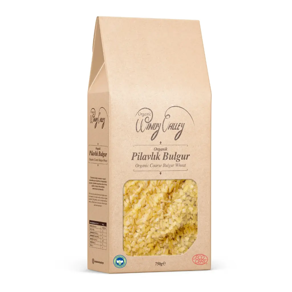 WİNDY VALLEY ORGANİK PİLAVLIK BULGUR (750 GR) YERLİ ÜRÜN