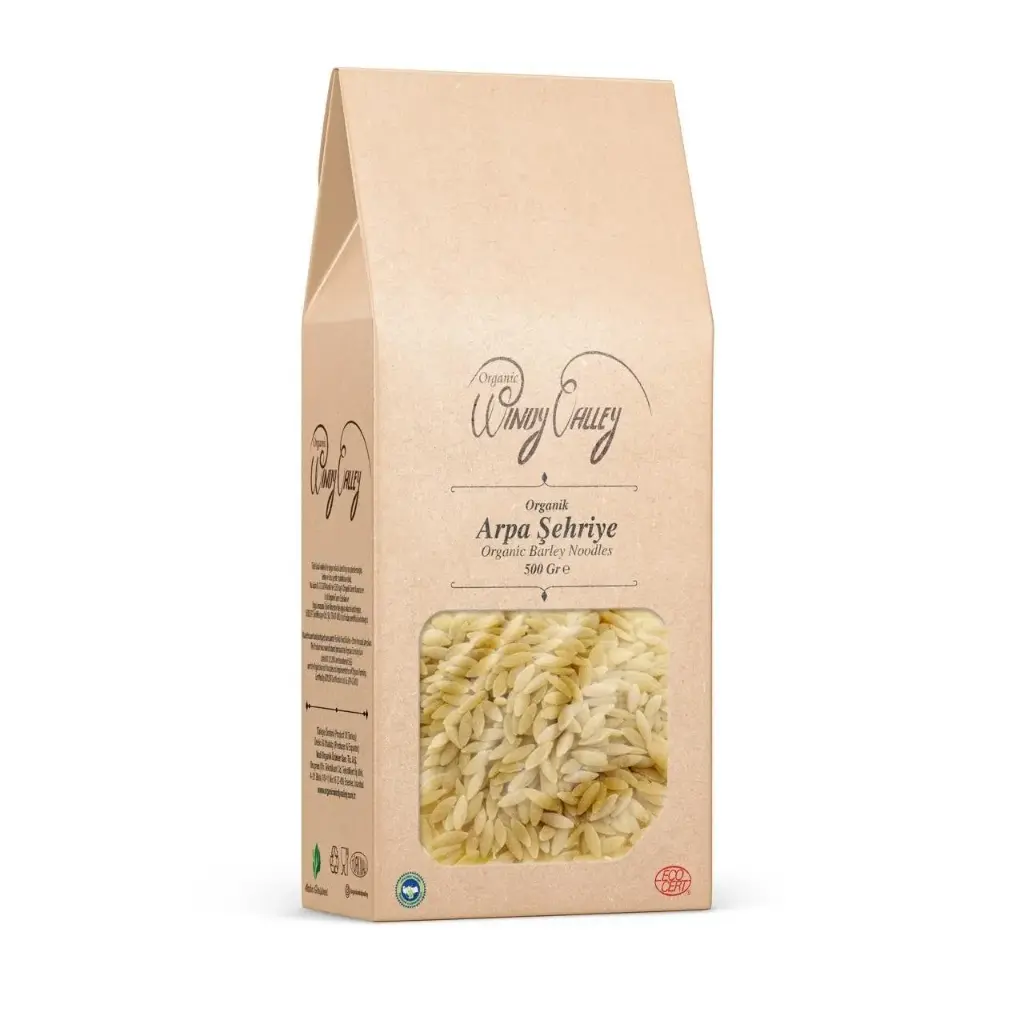 WİNDY VALLEY ORGANİK ARPA ŞEHRİYE (500 GR) YERLİ ÜRÜN