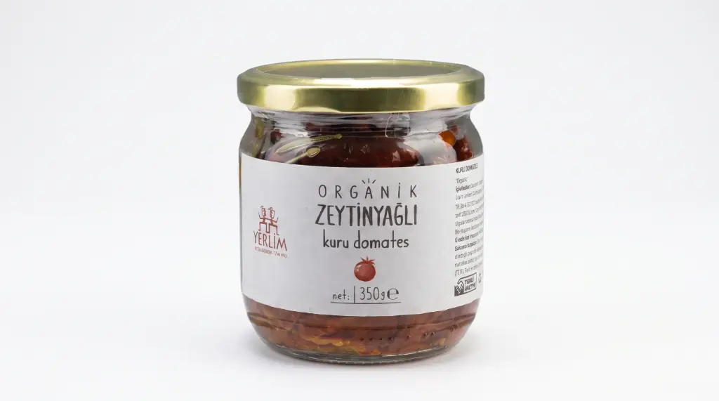 YERLİM ORGANİC SUN-DRİED TOMATOES İN OLİVE OİL