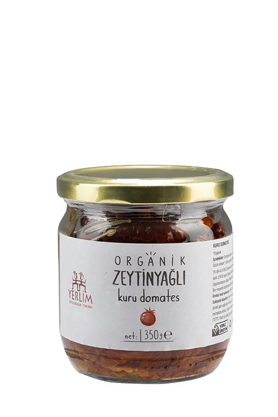 YERLİM ORGANİK ZEYTİNYAĞLI KURU DOMATES
