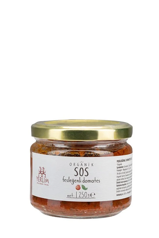 YERLİM ORGANİK SOS FESLEĞENLİ DOMATES