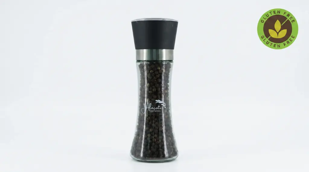 ALAÇATI NATUREL BLACK PEPPER GRİNDER (BALLERİNA BOTTLE) – 100 G