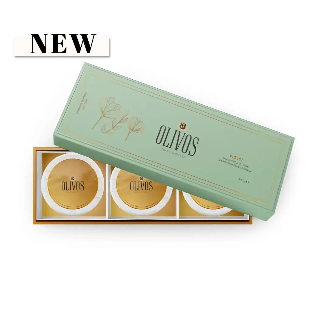 OLİVOS LÜKS MENEKŞE KOKULU ZEYTİNYAĞI SABUNU 3X100 GR