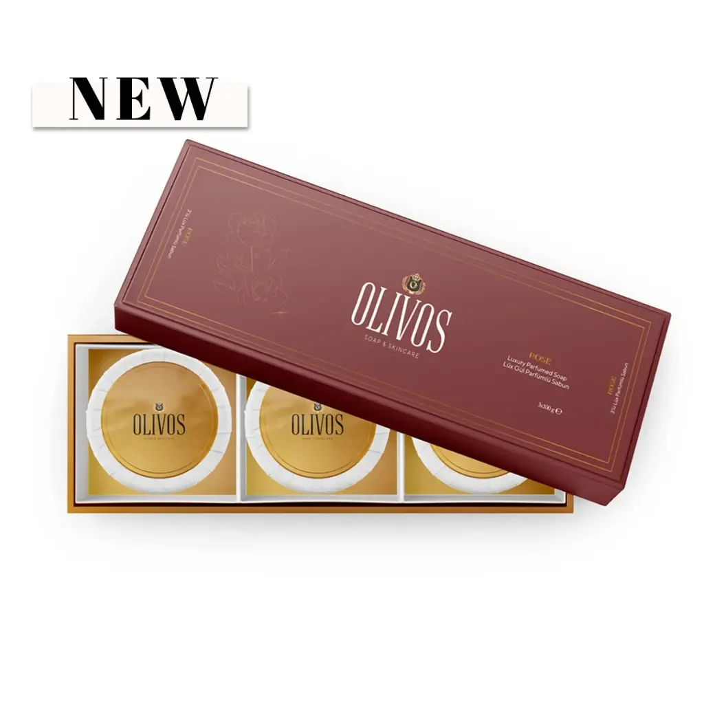 OLİVOS LÜKS GÜL KOKULU ZEYTİNYAĞI SABUNU 3X100 GR