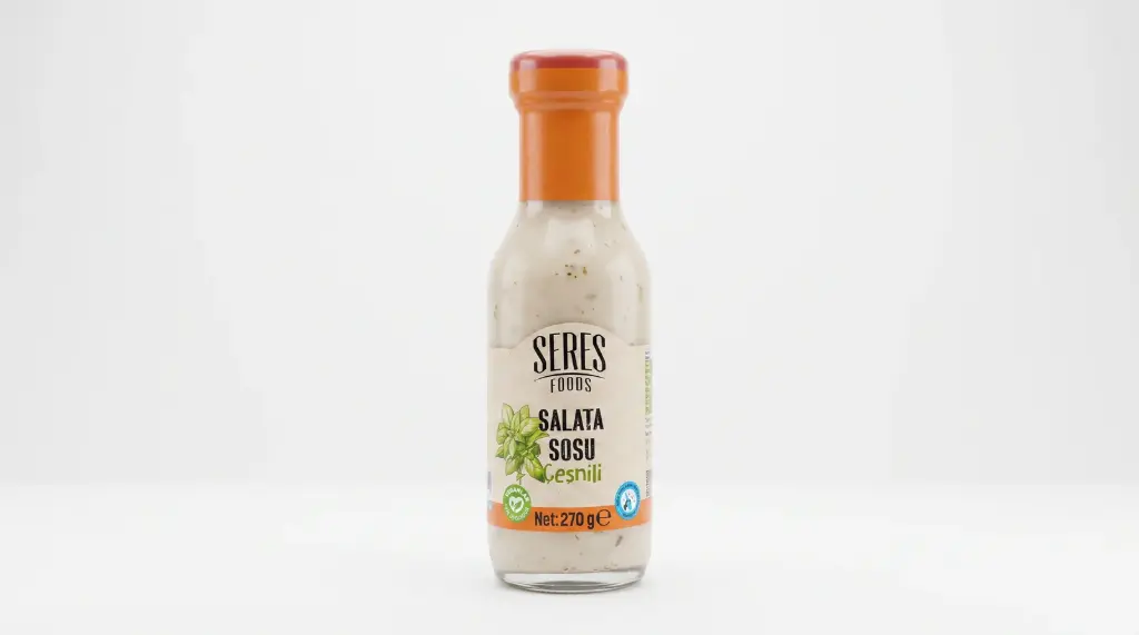 Çeşnili Salata Sosu (Vegan) - 270 Gr. - Seres Food