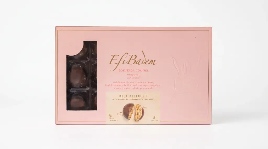 Gökçeada Kurabiyesi (Çikolata Kaplı) 225 Gr. - Efibadem