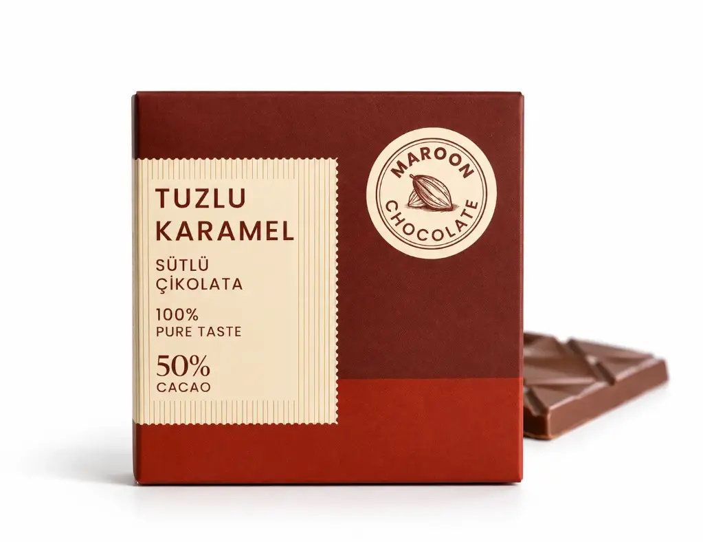 MİLK CHOCOLATE BAR WİTH SALTED CARAMEL
