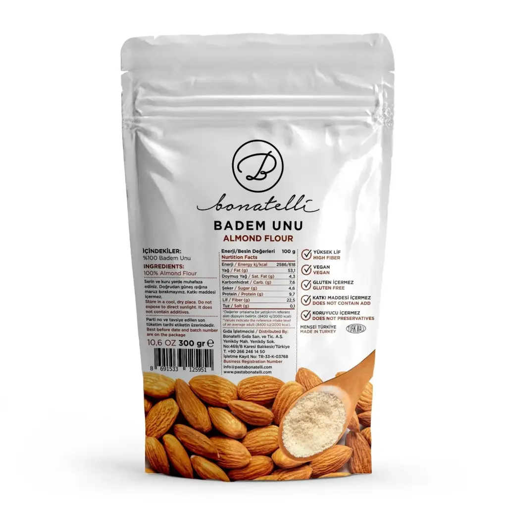 TELLİOĞLU ALMOND FLOUR – 300 G