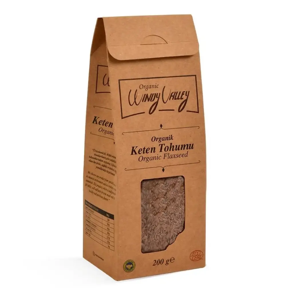 WİNDY VALLEY ORGANİK KETEN TOHUMU (200 GR) YERLİ ÜRÜN