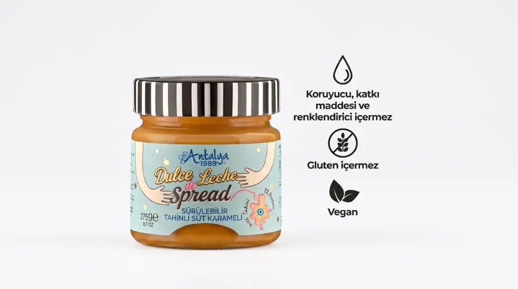Sürülebilir Tahinli  Süt Karameli 275 Gr. - Antalya Reçelcisi
