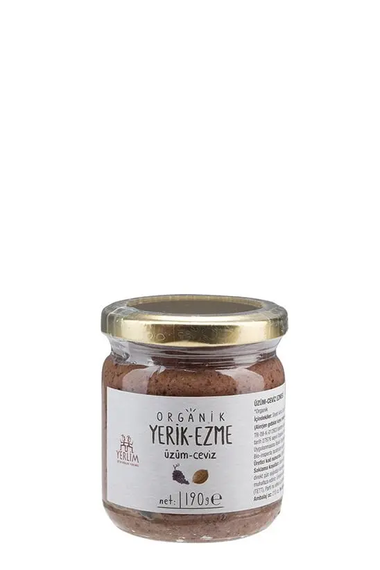 YERLİM ORGANİK EZME ÜZÜM-CEVİZ